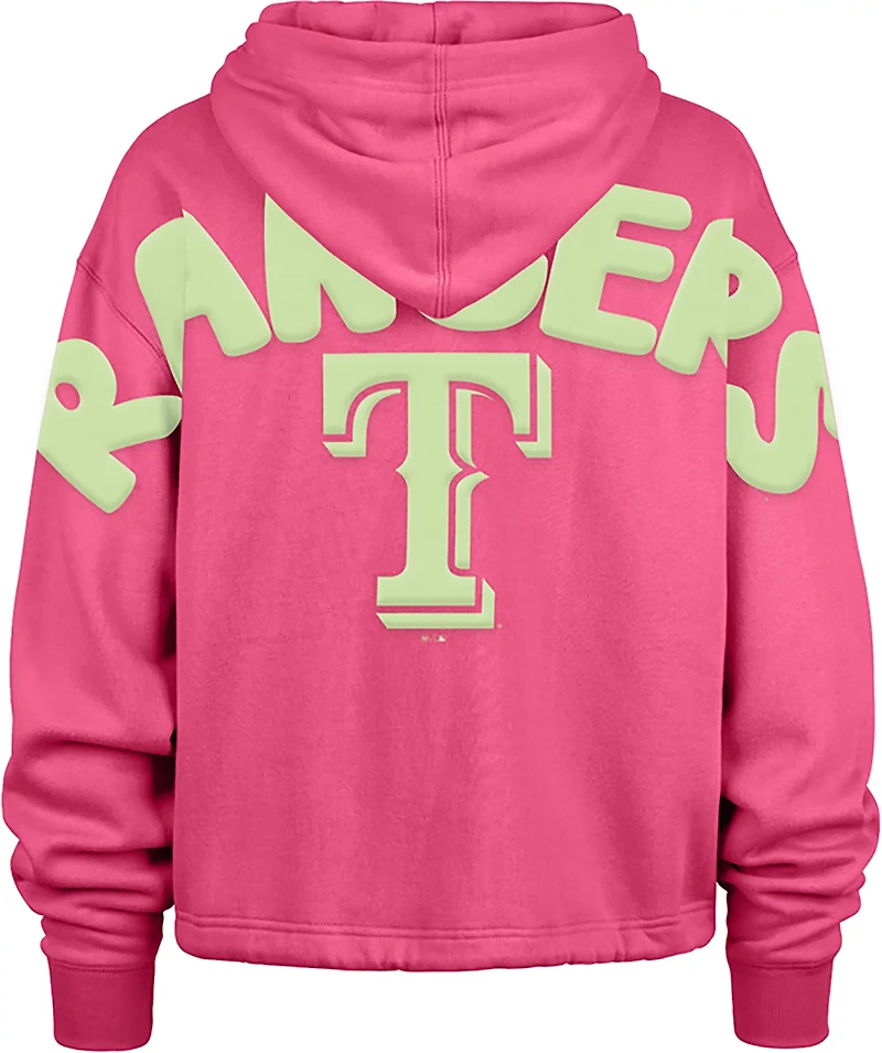 '47 Women's Texas Rangers Bright Side Venice Long Sleeve Hoodie