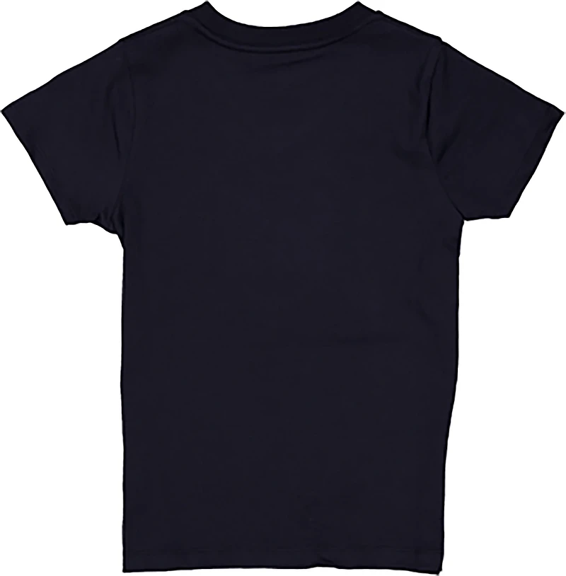 New Era Girls' Atlanta Braves Flip Sequins V-neck T-shirt