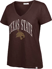 47 Women's Texas State Tried N True Slub V-neck T-shirt