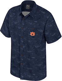 Colosseum Athletics Men's Auburn Atmosphere Camp Shirt