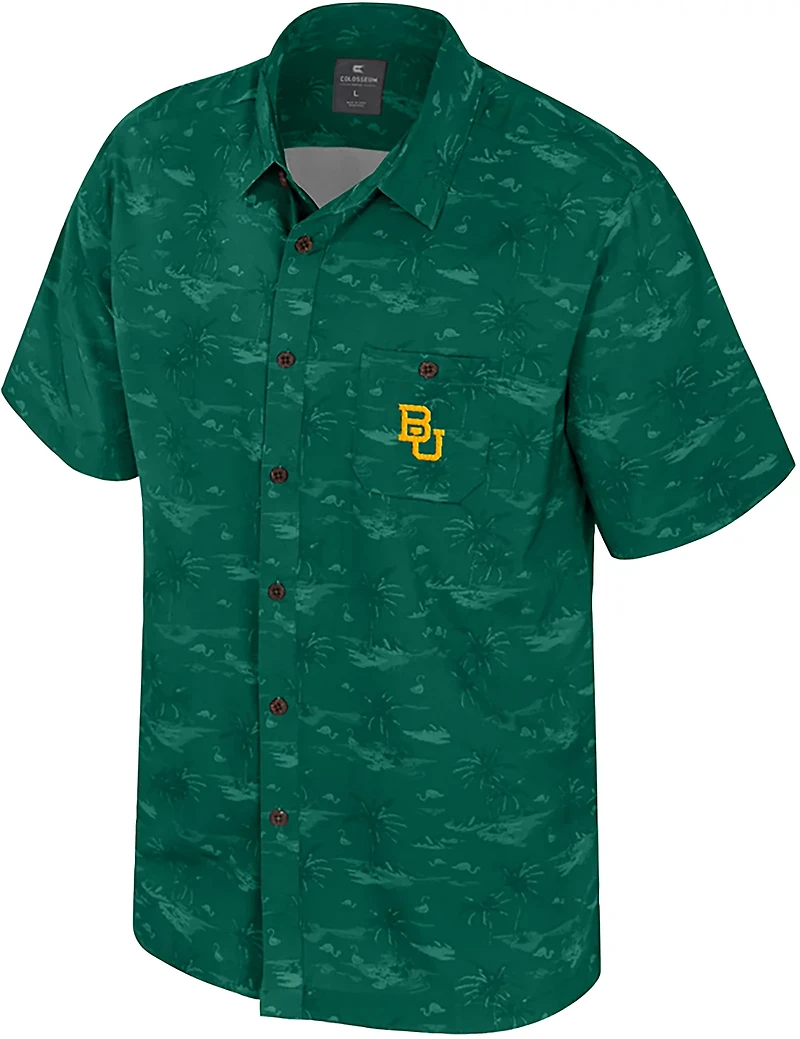 Colosseum Athletics Men's Baylor Atmosphere Camp Shirt