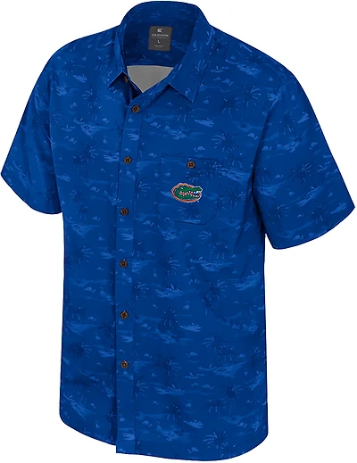 Colosseum Athletics Men's Florida Atmosphere Camp Shirt