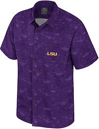 Colosseum Athletics Men's LSU Atmosphere Camp Shirt
