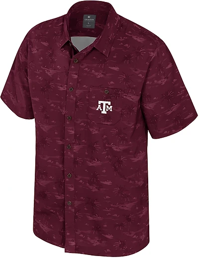 Colosseum Athletics Men's Texas A&M Atmosphere Camp Shirt