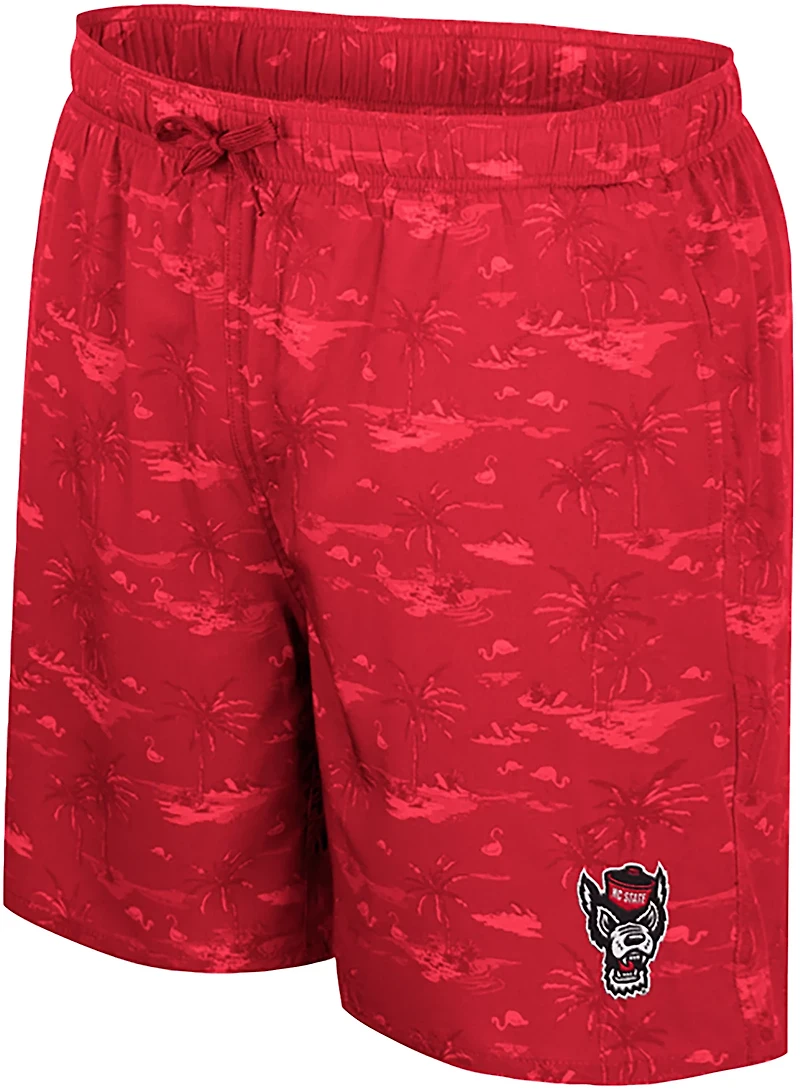 Colosseum Athletics Men's NC State Atmosphere Swim Shorts