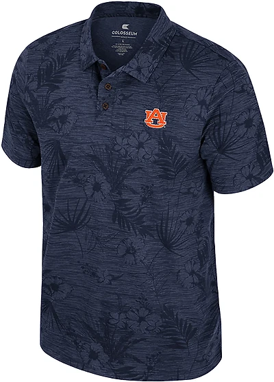 Colosseum Athletics Men's Auburn Groves Printed Polo Shirt