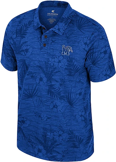 Colosseum Athletics Men's Memphis Groves Printed Polo Shirt