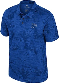 Colosseum Athletics Men's Memphis Groves Printed Polo Shirt