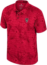 Colosseum Athletics Men's NC State Groves Printed Polo Shirt