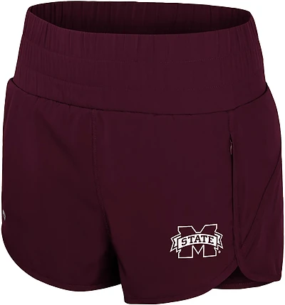 Colosseum Athletics Women's Mississippi State Stop By High Waist Shorts