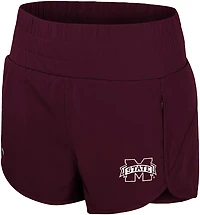 Colosseum Athletics Women's Mississippi State Stop By High Waist Shorts
