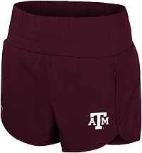 Colosseum Athletics Women's Texas A&M Stop By High Waist Shorts
