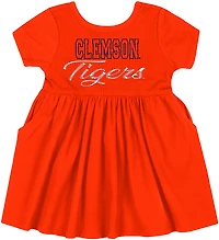Colosseum Athletics Infants' Clemson Flarietta Short Sleeve Dress