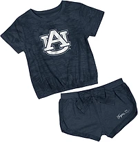 Colosseum Toddlers' Auburn Fern T-shirt and Bow Short Set