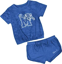 Colosseum Toddlers' Memphis Fern T-shirt and Bow Short Set