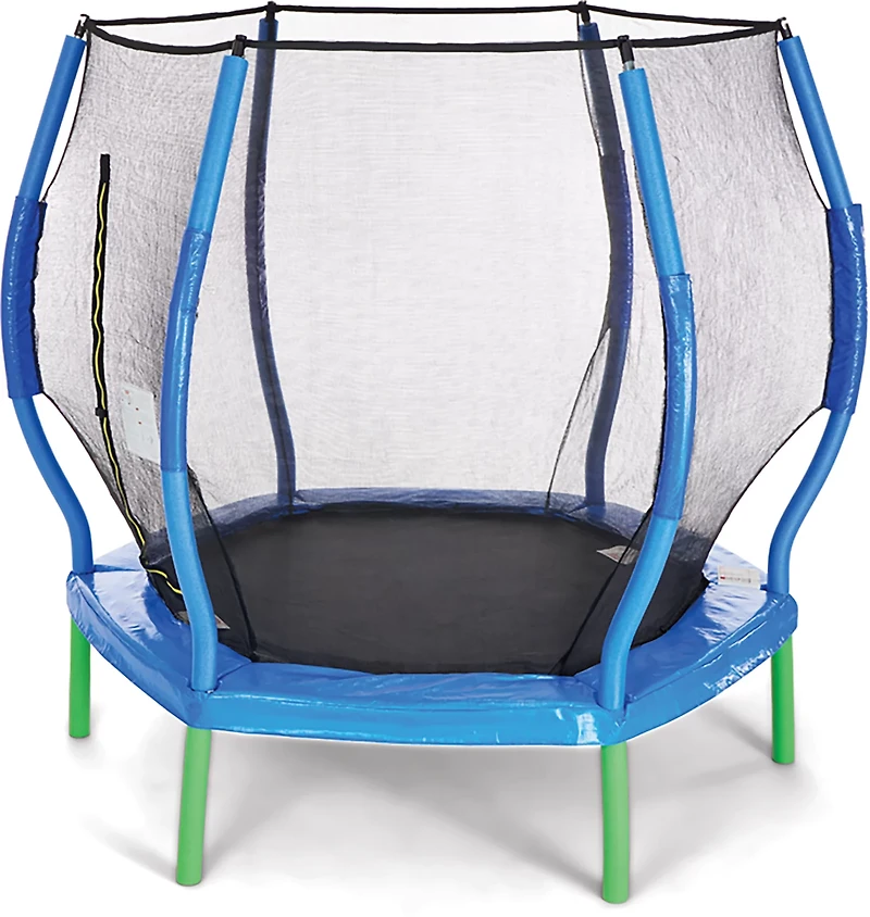 AGame 7 ft Round Trampoline with Sunshade Cover