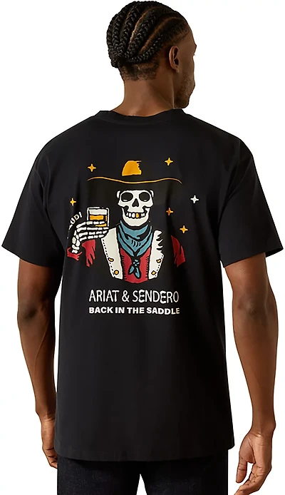 Ariat Men's Sendero When Life Gives You Agaves Short Sleeve Crew Graphic T-shirt