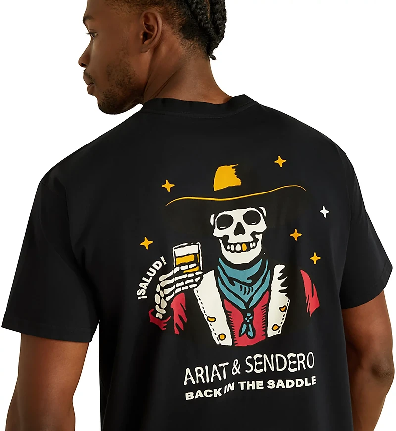 Ariat Men's Sendero When Life Gives You Agaves Short Sleeve Crew Graphic T-shirt