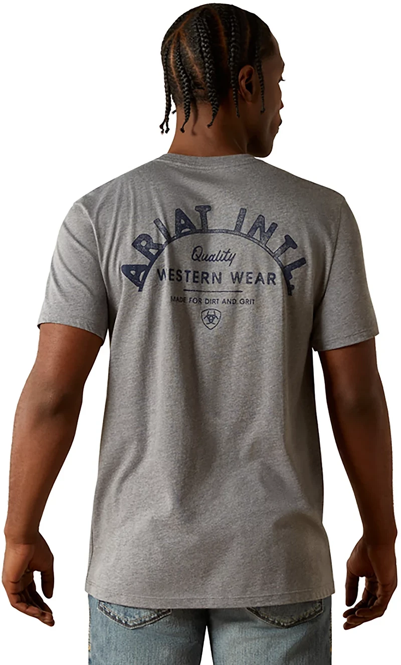 Ariat Men's Iron Ranch Arch Short Sleeve Crew Graphic T-shirt