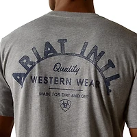 Ariat Men's Iron Ranch Arch Short Sleeve Crew Graphic T-shirt
