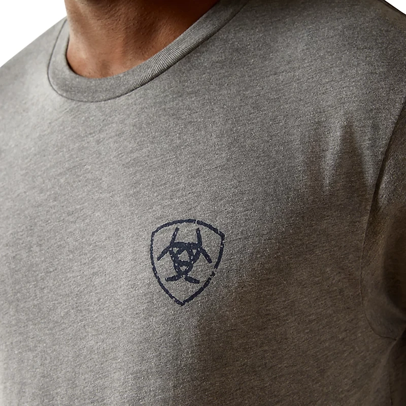 Ariat Men's Iron Ranch Arch Short Sleeve Crew Graphic T-shirt