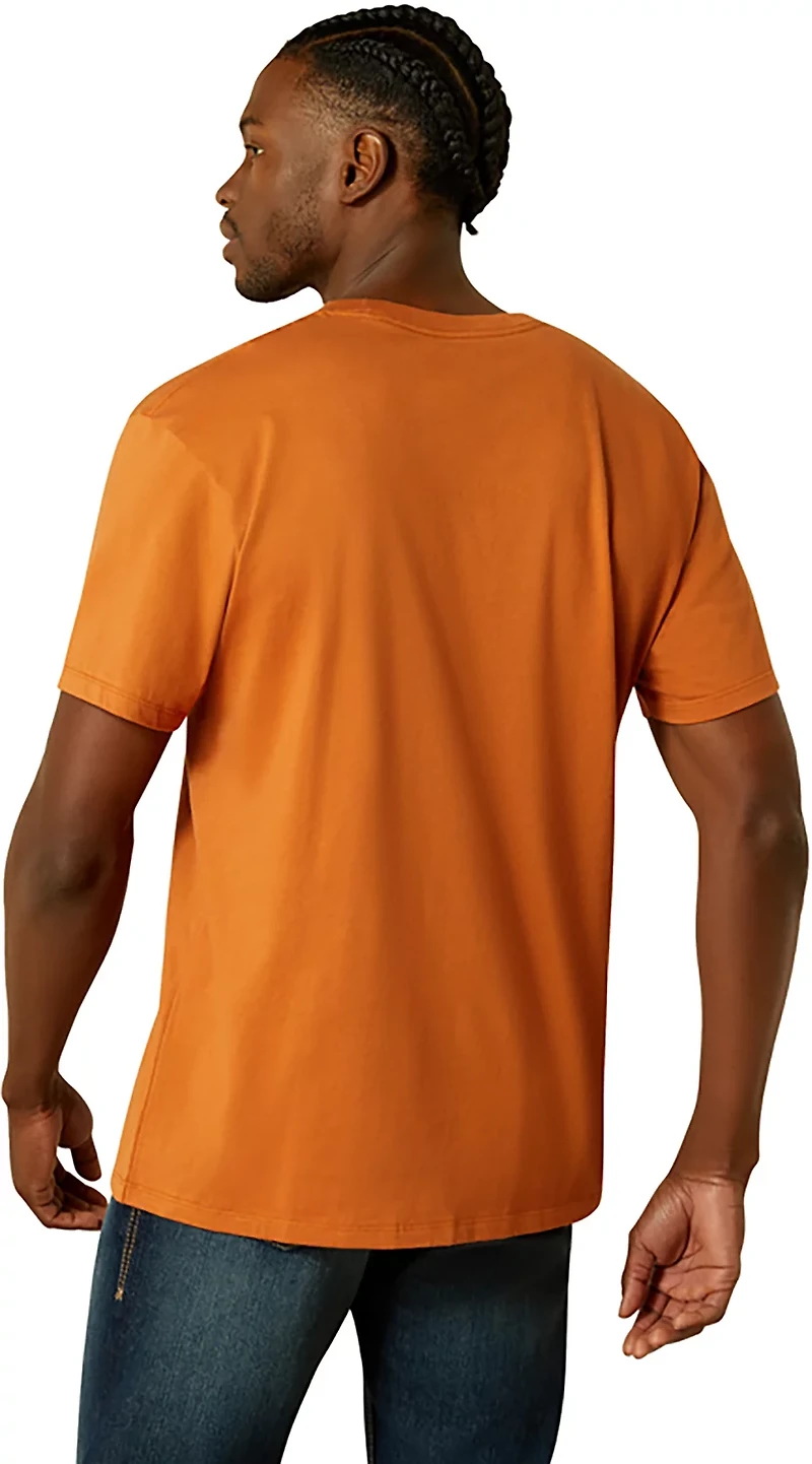 Ariat Men's Underlands Camo Badge Short Sleeve Crew Graphic T-shirt