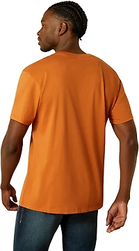 Ariat Men's Underlands Camo Badge Short Sleeve Crew Graphic T-shirt