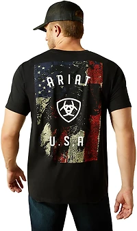 Ariat Men's Faded Bull Short Sleeve Crew Graphic T-shirt