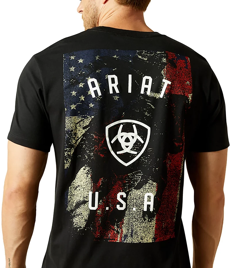 Ariat Men's Faded Bull Short Sleeve Crew Graphic T-shirt