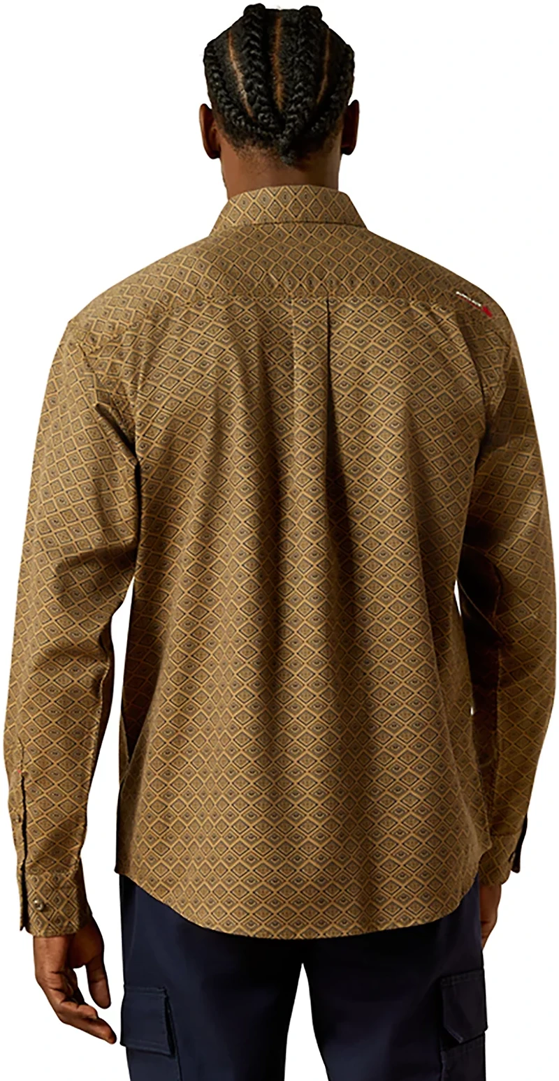 Ariat Men's Deniro Flame-resistant Long Sleeve Button Down Work Shirt