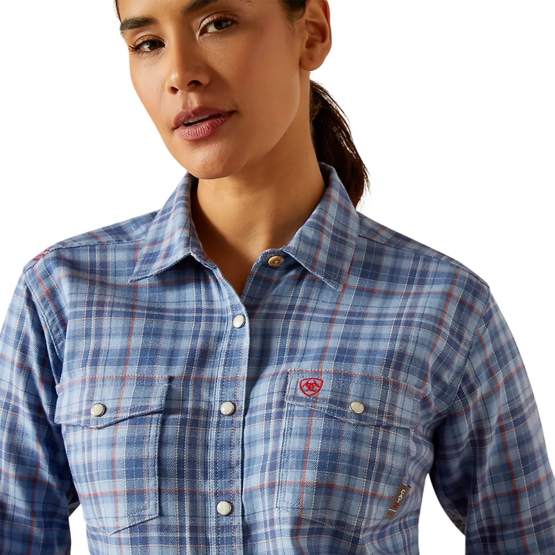 Ariat Women's Laurel Snap Flame-resistant Long Sleeve Button Down Work Shirt