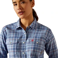 Ariat Women's Laurel Snap Flame-resistant Long Sleeve Button Down Work Shirt