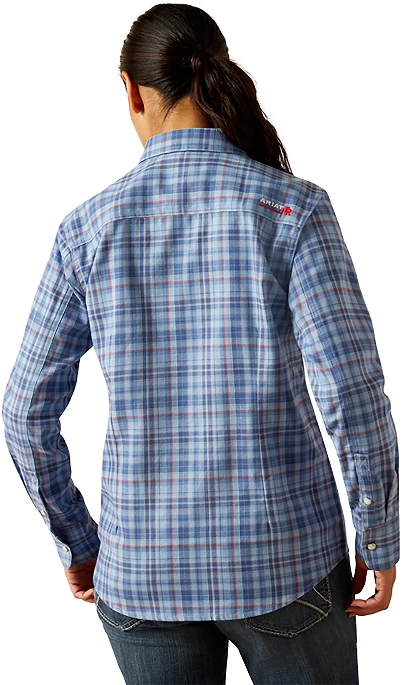 Ariat Women's Laurel Snap Flame-resistant Long Sleeve Button Down Work Shirt