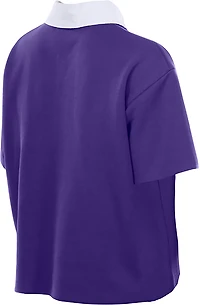 New Era Women's Ravens Boxy Polo Shirt