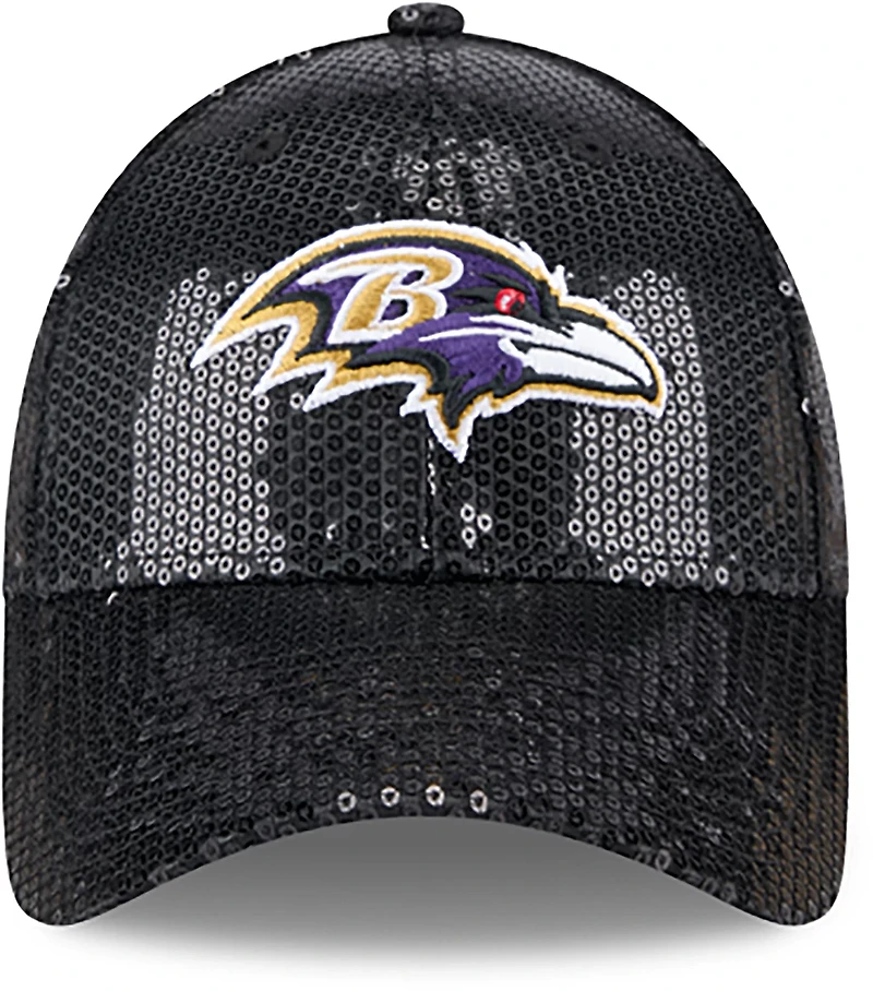 New Era Women's Ravens Sequin OTC 9Forty Cap