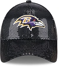 New Era Women's Ravens Sequin OTC 9Forty Cap