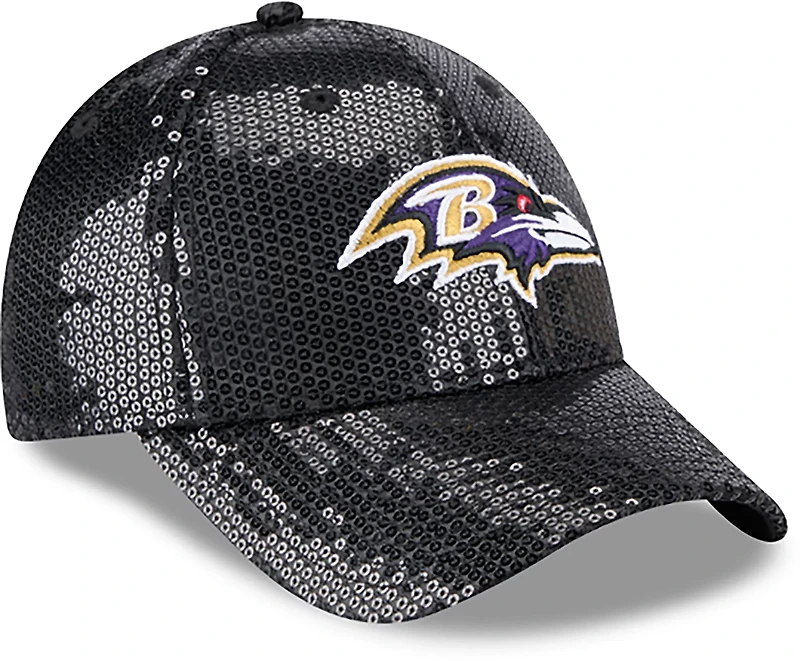 New Era Women's Ravens Sequin OTC 9Forty Cap