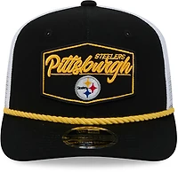 New Era Adults' Pittsburgh Steelers 9Seventy Team Patch OTC Trucker Cap