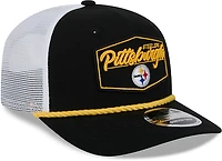 New Era Adults' Pittsburgh Steelers 9Seventy Team Patch OTC Trucker Cap