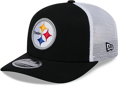 New Era Adults' Pittsburgh Steelers 9Seventy Logo Patch OTC Trucker Cap