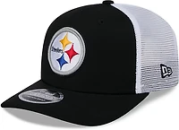 New Era Adults' Pittsburgh Steelers 9Seventy Logo Patch OTC Trucker Cap