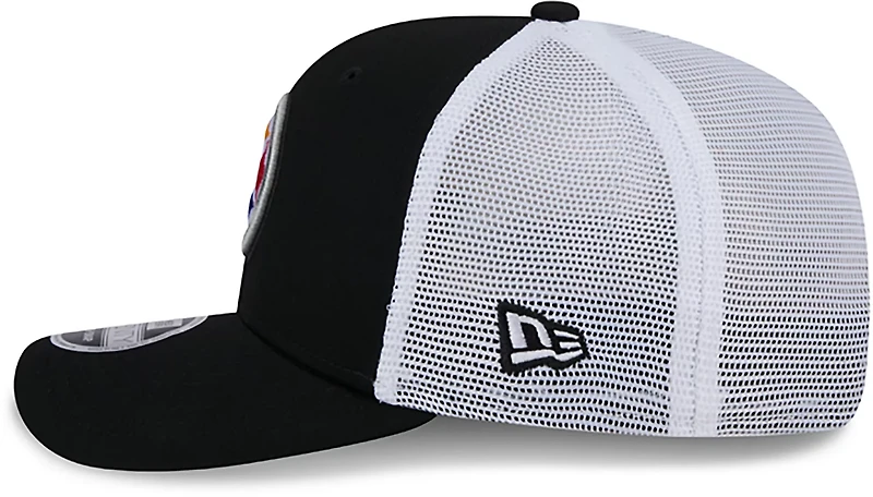 New Era Adults' Pittsburgh Steelers 9Seventy Logo Patch OTC Trucker Cap