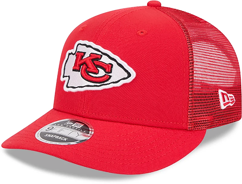 New Era Adults' Kansas City Chiefs Logo Low Profile OTC Trucker Cap
