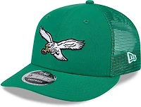 New Era Adults' Philadelphia Eagles Logo Low Profile OTC Trucker Cap