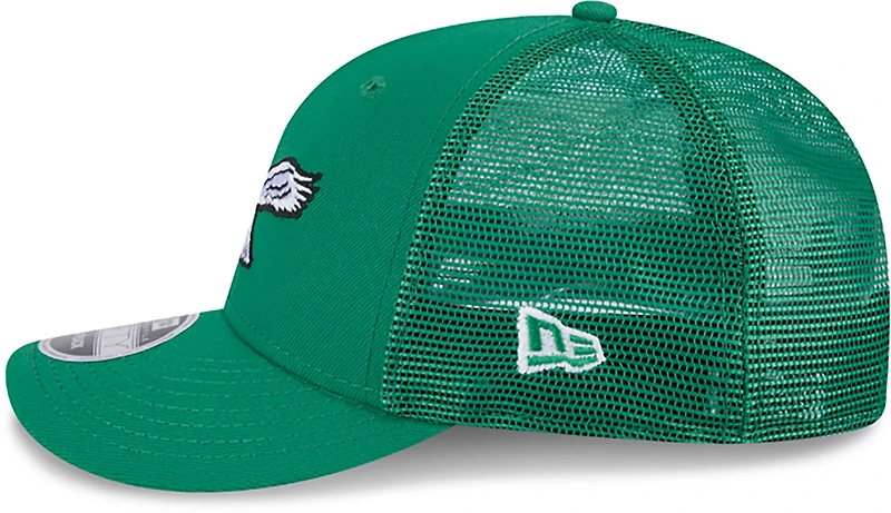 New Era Adults' Philadelphia Eagles Logo Low Profile OTC Trucker Cap