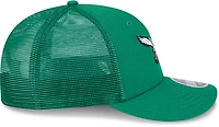 New Era Adults' Philadelphia Eagles Logo Low Profile OTC Trucker Cap