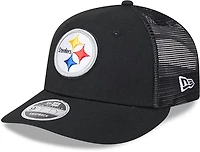 New Era Adults' Pittsburgh Steelers Logo Low Profile OTC Trucker Cap