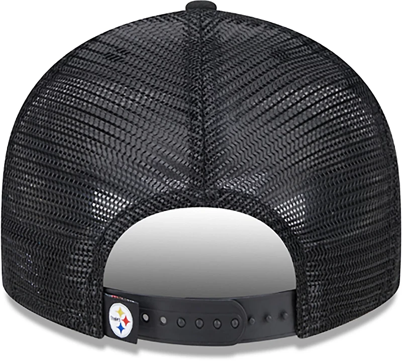New Era Adults' Pittsburgh Steelers Logo Low Profile OTC Trucker Cap