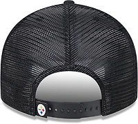 New Era Adults' Pittsburgh Steelers Logo Low Profile OTC Trucker Cap