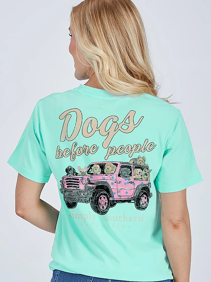 Simply Southern Women's Before People Jeep T-shirt